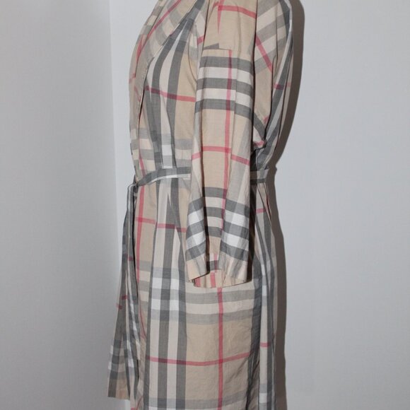 Burberry Body Nova Check Cotton Robe Belted S - Picture 5 of 7